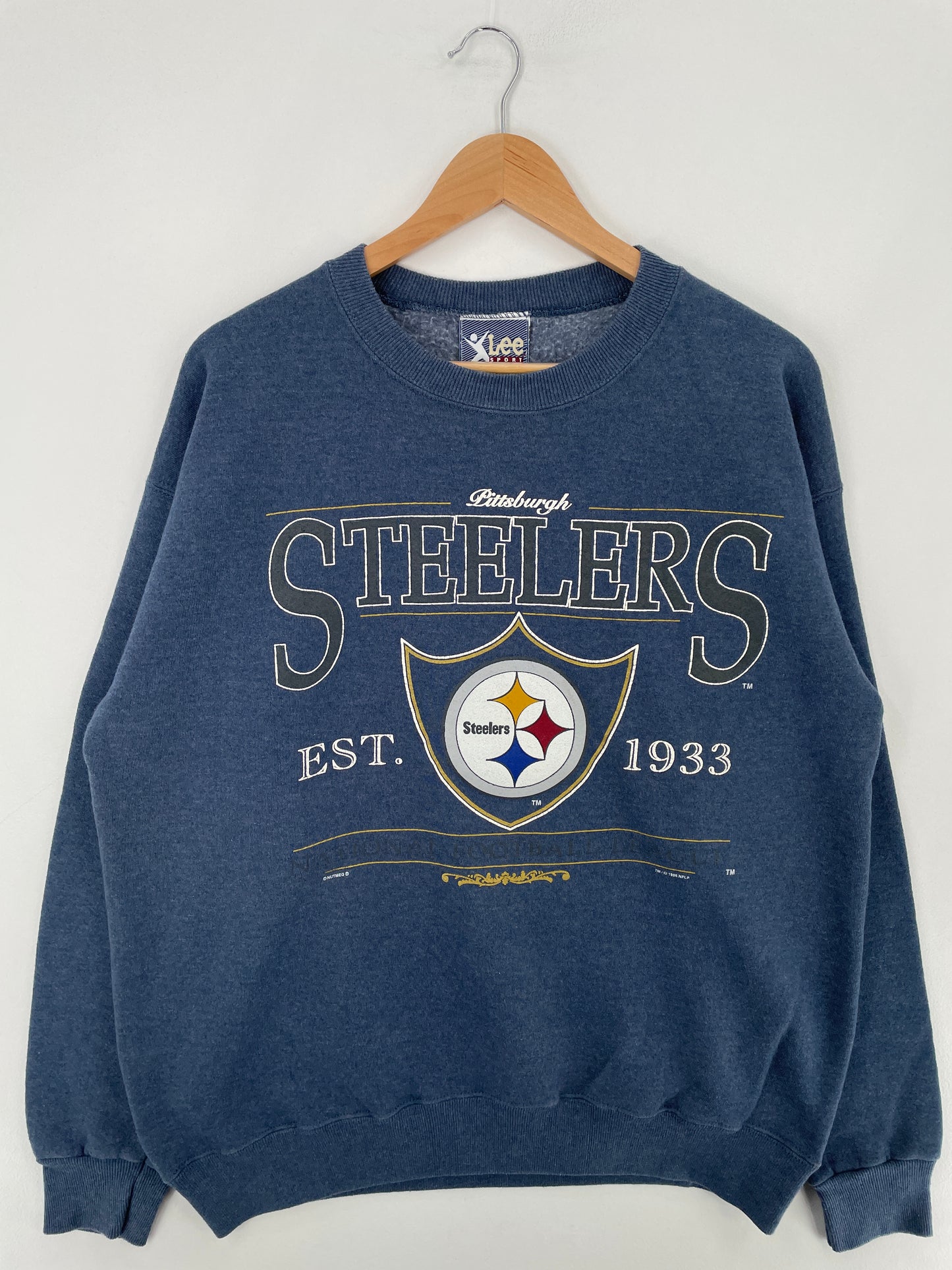1996 PITTSBURGH STEELERS Made in USA Size L Vintage NFL Sweat-shirt / E2944S