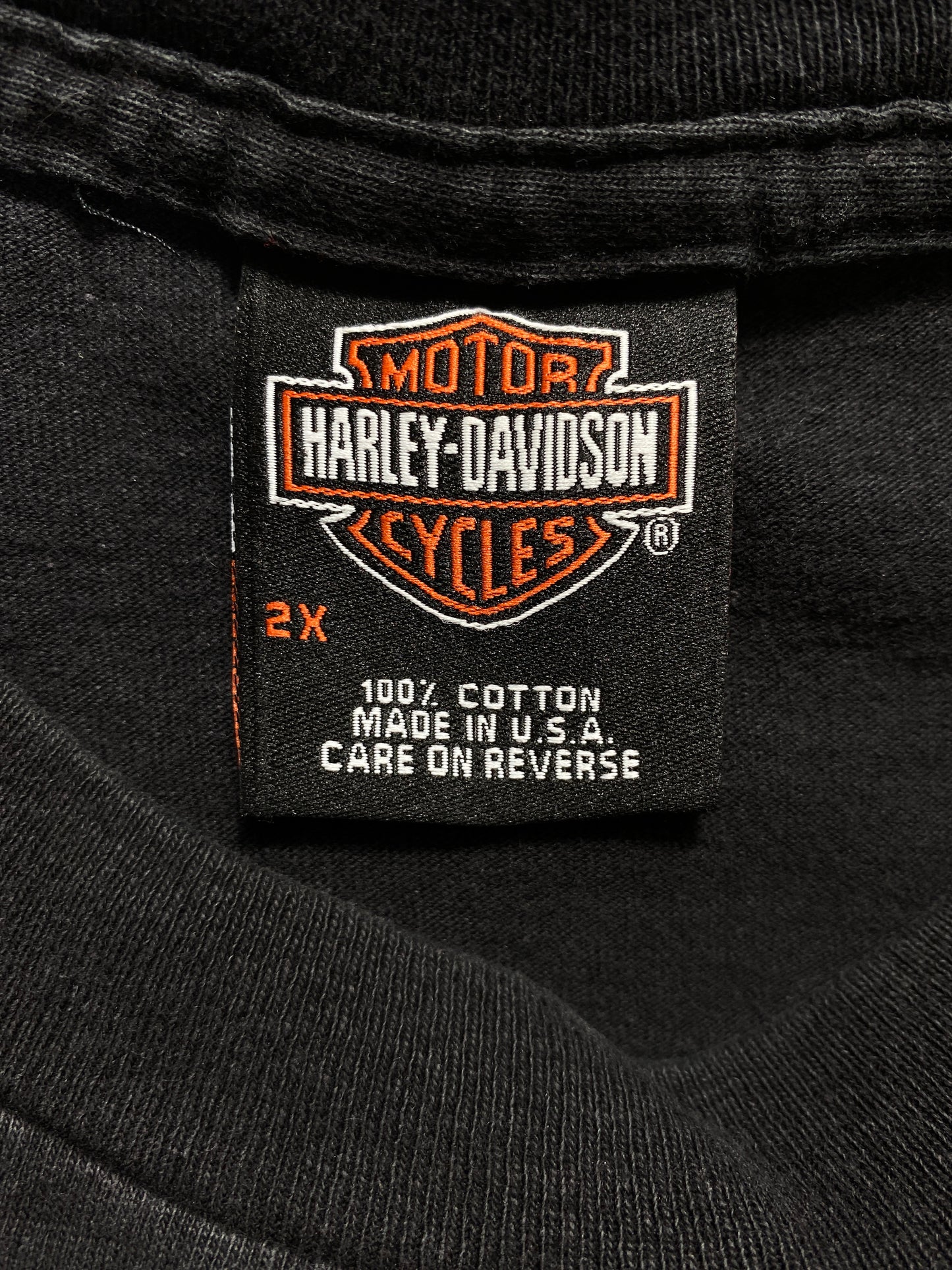 2004 HARLEY DAVIDSON Made in USA Size XXL Vintage Long Sleeve T-Shirts / A3975