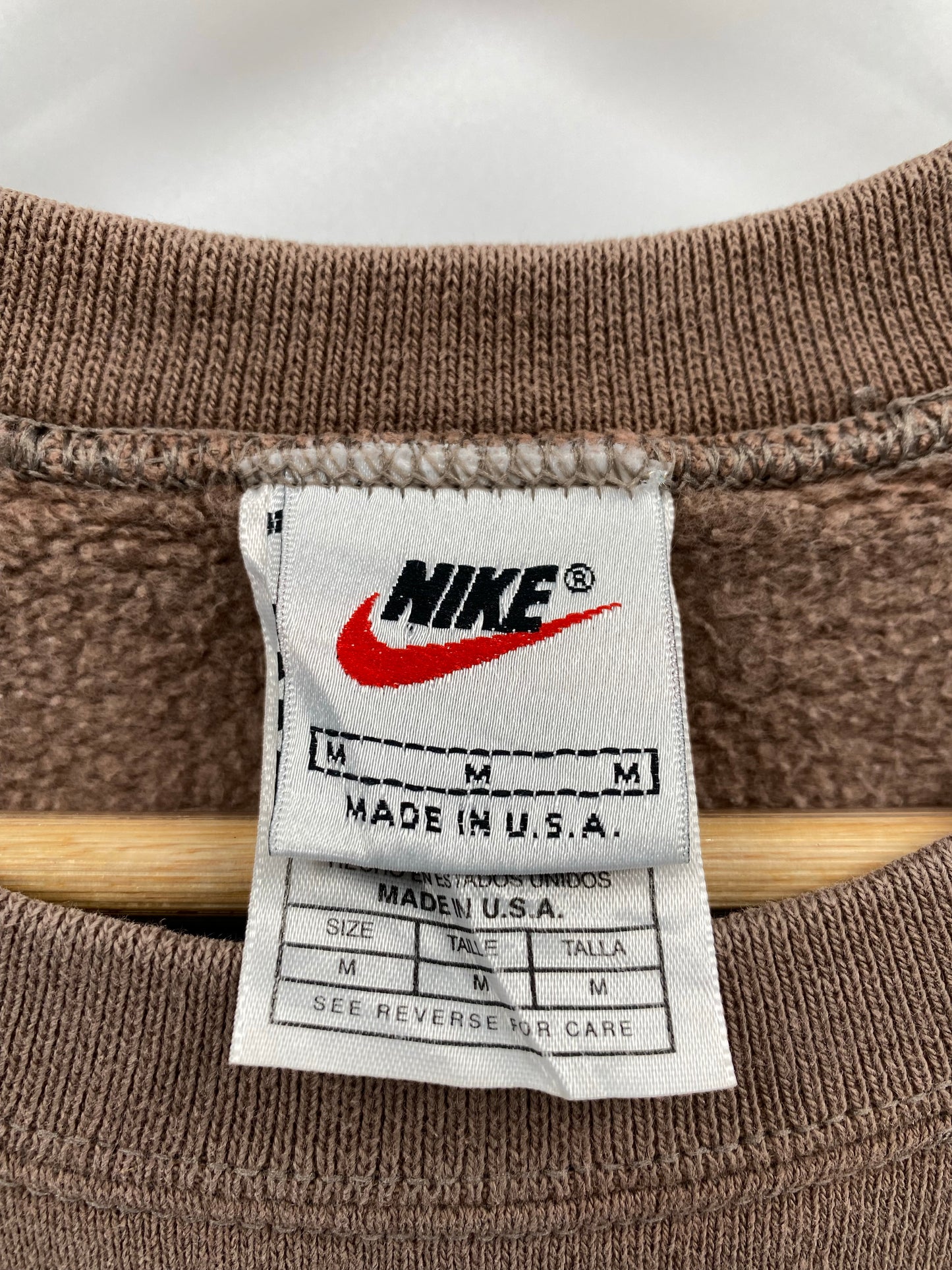 90’s NIKE MINI SWOOSH Made in USA Size M Vintage Sweat-shirt / K7168