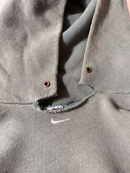 90's NIKE CENTER SWOOSH Made in USA Size XL Vintage Hoodie Sweat-Shirts / K3693