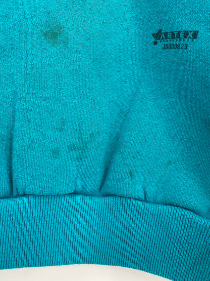 1993' NORTH CAROLINA CHARLOTTE HORNETS Made in USA Size XL Vintage NBA Sweat-shirt / K6153