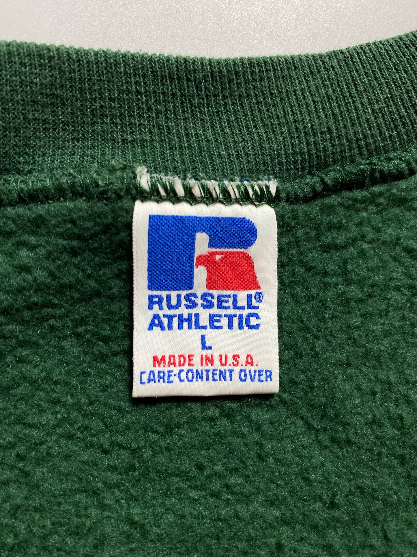 1995' GREEN PACKERS Made in USA Size L Vintage NFL Sweat - Shirt/ K5796