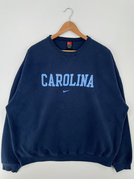 00' NIKE x CAROLINA Size XL Vintage College Sweat-shirt / A8784