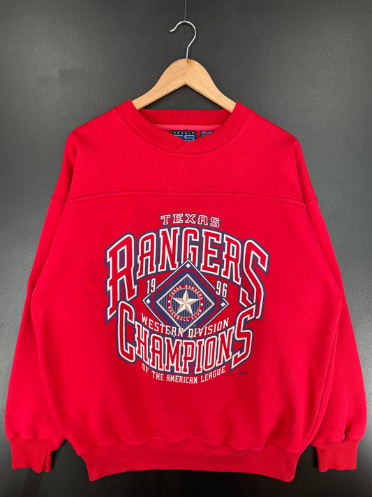 1996 TEXAS RANGERS Size L Vintage MLB Sweat-shirt / A1991