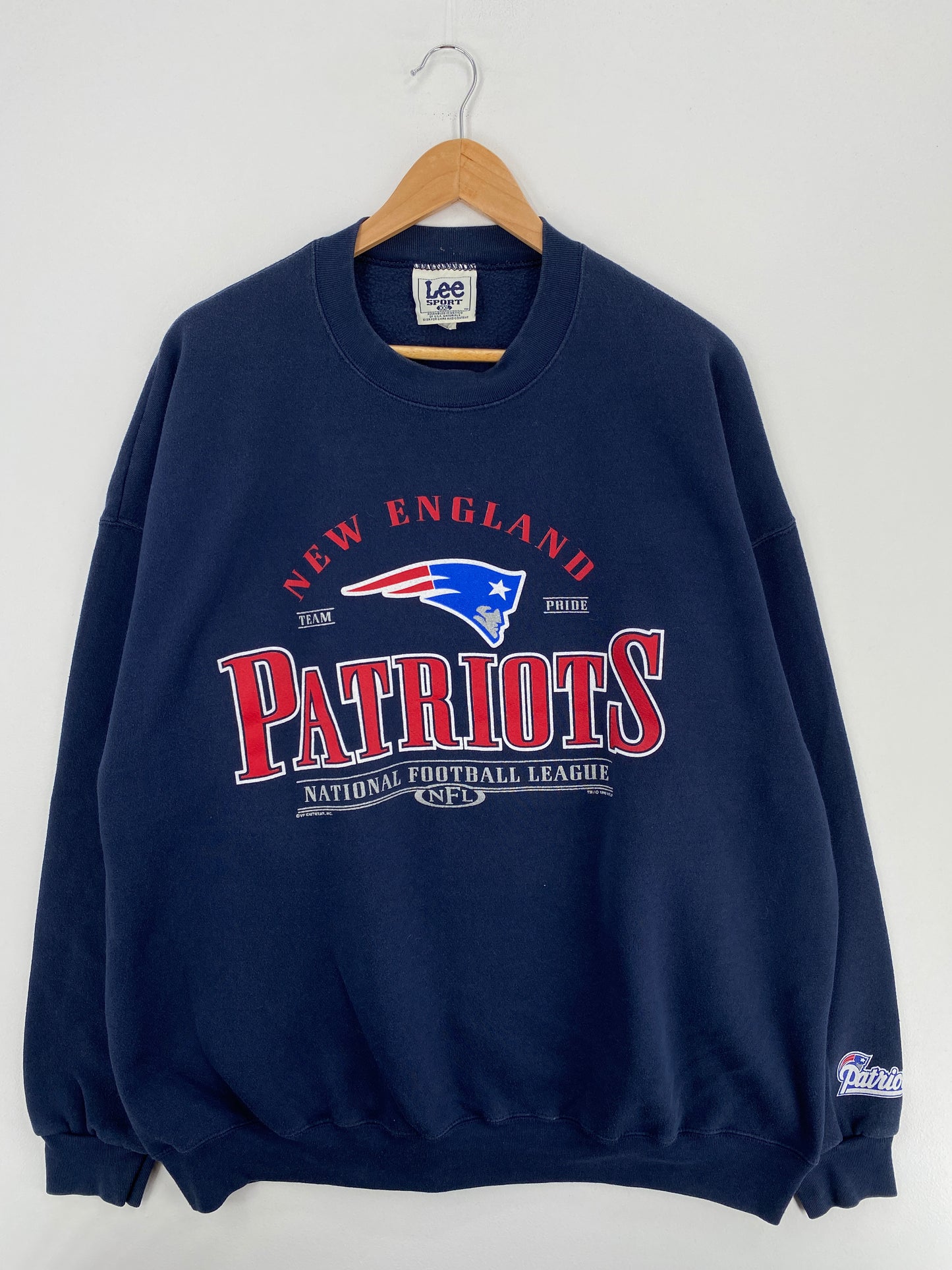 1998 NEW ENGLAND PATRIOTS Size XXL Vintage NFL Sweat-Shirt / A4736