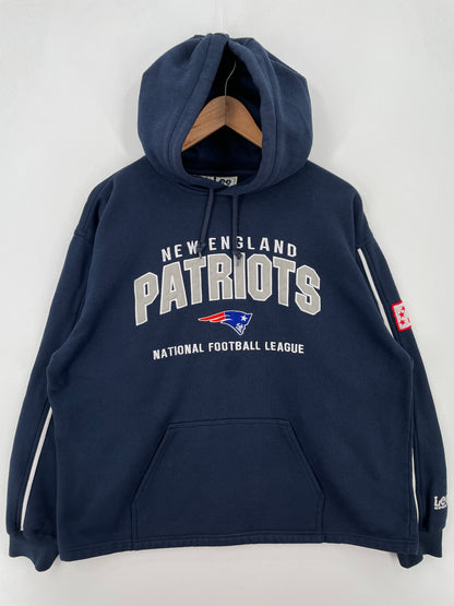 Vintage NEW ENGLAND PATRIOTS Size L NFL Hoodie Sweat-Shirts / A8026