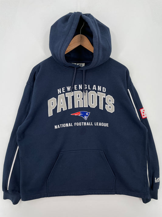 Vintage NEW ENGLAND PATRIOTS Size L NFL Hoodie Sweat-Shirts / A8026