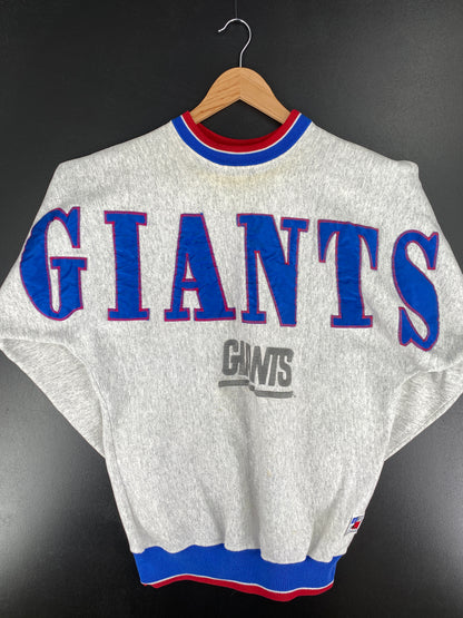 90's NEW YORK GIANTS Made in USA Size (Approx.L) Vintage NFL Sweat-Shirt / A6026