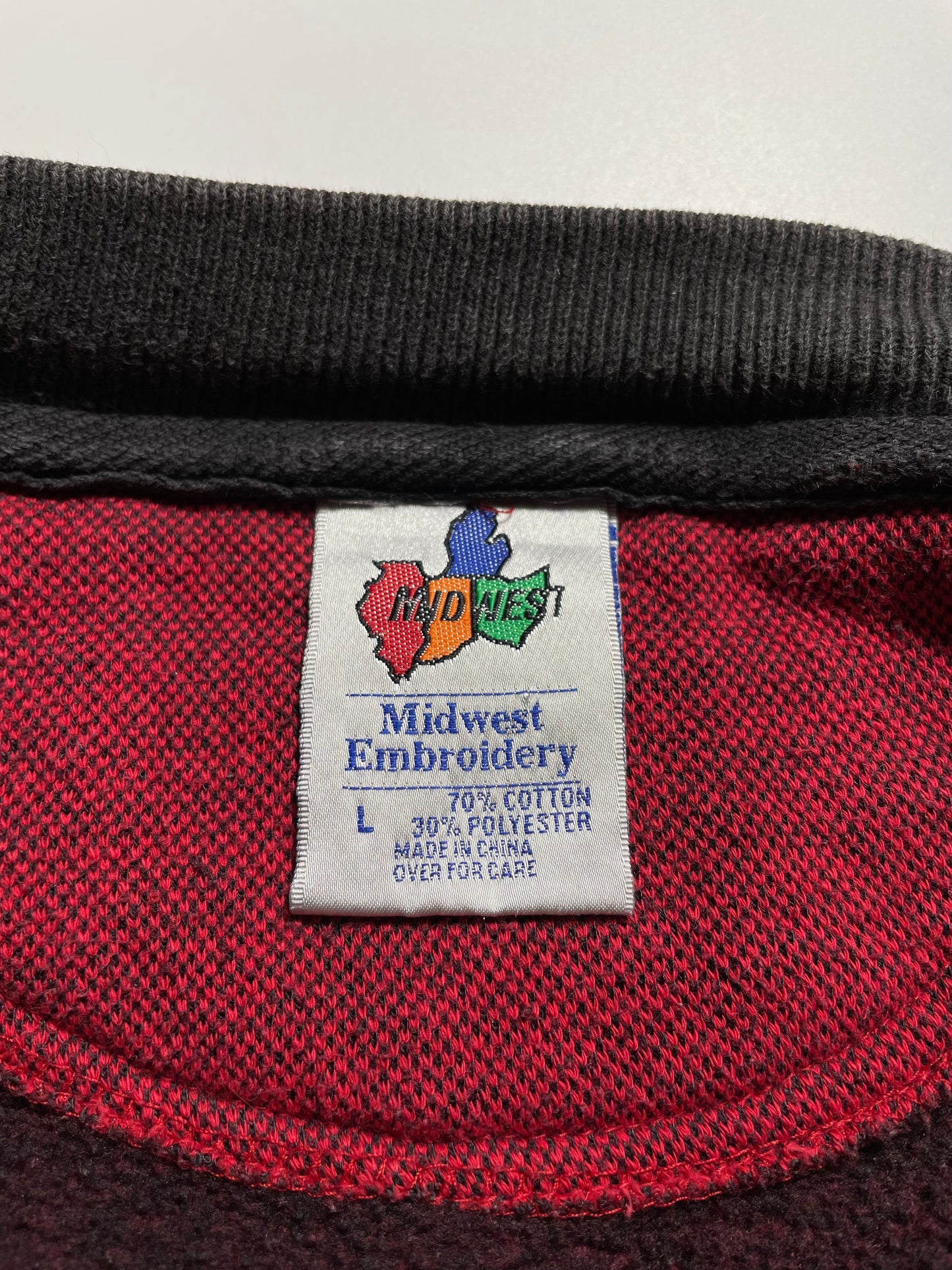 90’s CHICAGO BULLS Size L NBA Sweat shirt / K5715