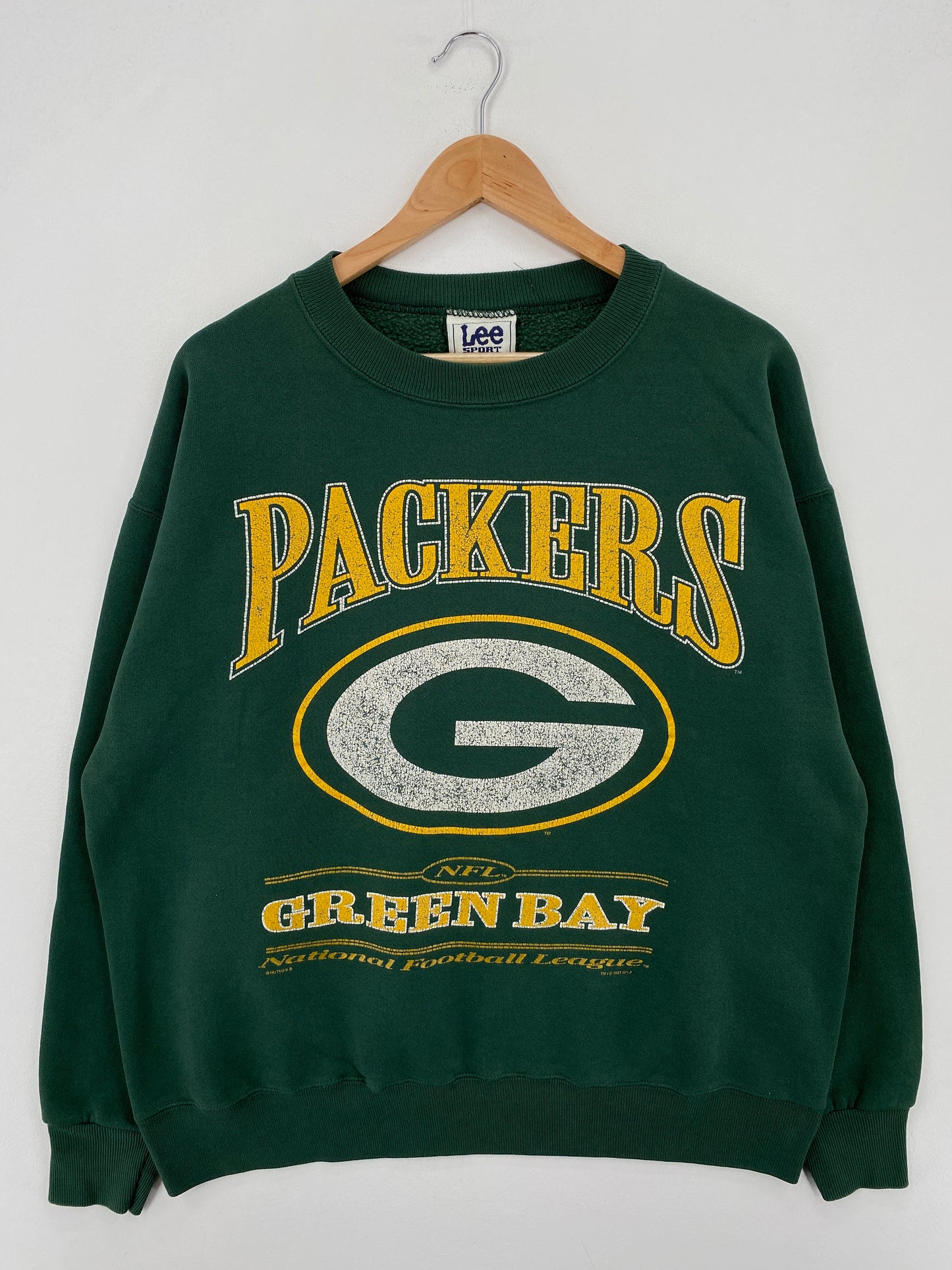 1997 GREEN BAY PACKERS Size L Vintage NFL Sweat-Shirt / A7639