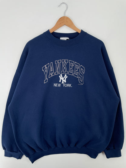 2000 NEW YORK YANKEES Size XXL Vintage NFL Sweat-Shirt / A9249