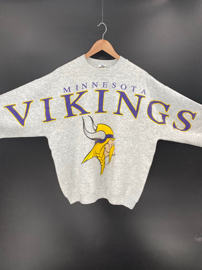 90’s MINNESOTA VIKINGS Made in USA Size One size(Approx.XXL)NFL Sweat-Shirt/ K7788