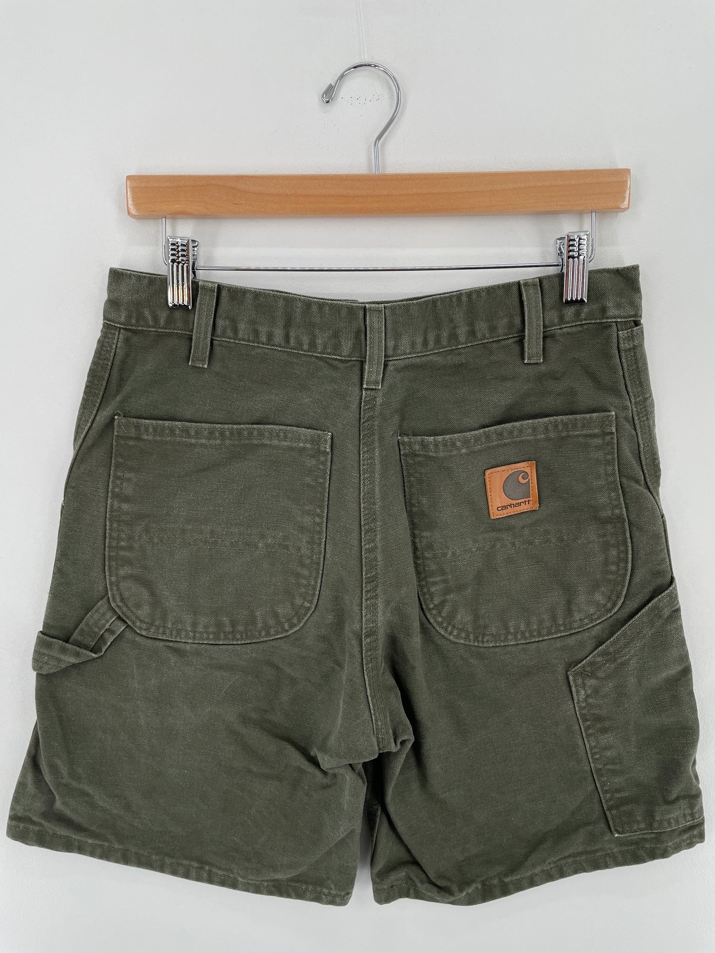 Vintage CARHARTT Made in USA Size W31xL7.5 Duck Shorts / A3558