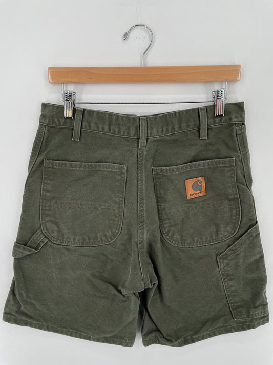 Vintage CARHARTT Made in USA Size W31xL7.5 Duck Shorts / A3558