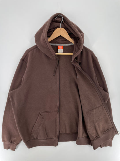 00' NIKE MINI SWOOSH Size XXL Vintage Hoodie Zip-up Sweat-shirt / A317