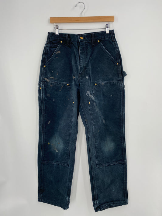 Vintage CARHARTT Size W29xL30 Vintage Double Knee Duck Pants / A4404