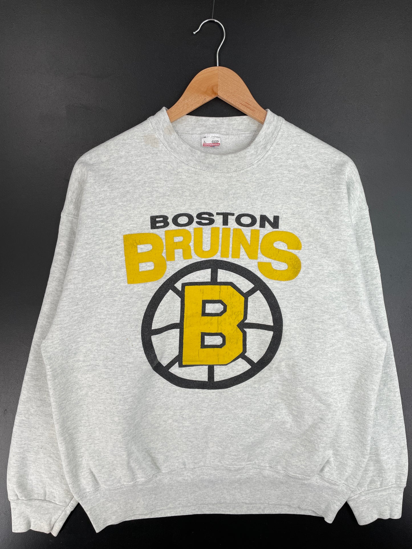 90's BOSTON BRUINS Made in USA Size L Vintage NFL Sweat-Shirt / E4472S