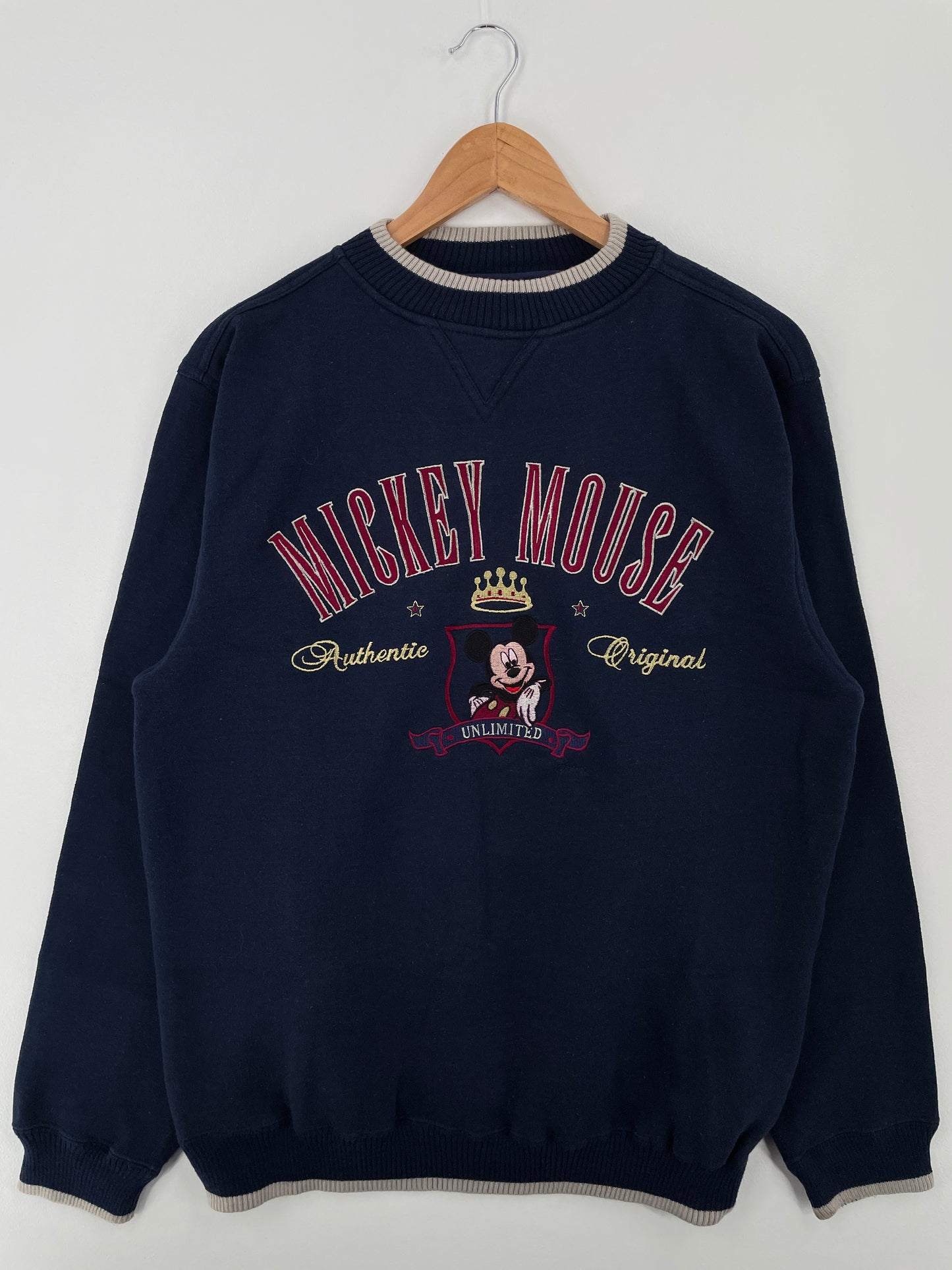 90’s DISNEY MICKEY Size L Vintage Sweat-shirt / A8724