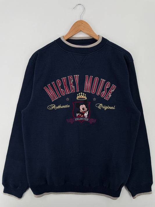 90’s DISNEY MICKEY Size L Vintage Sweat-shirt / A8724