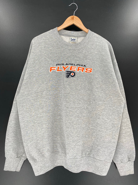 90’s PHILADELPHIA FLYERS Made in USA Size XL Vintage NHL Sweat-shirt / K5137