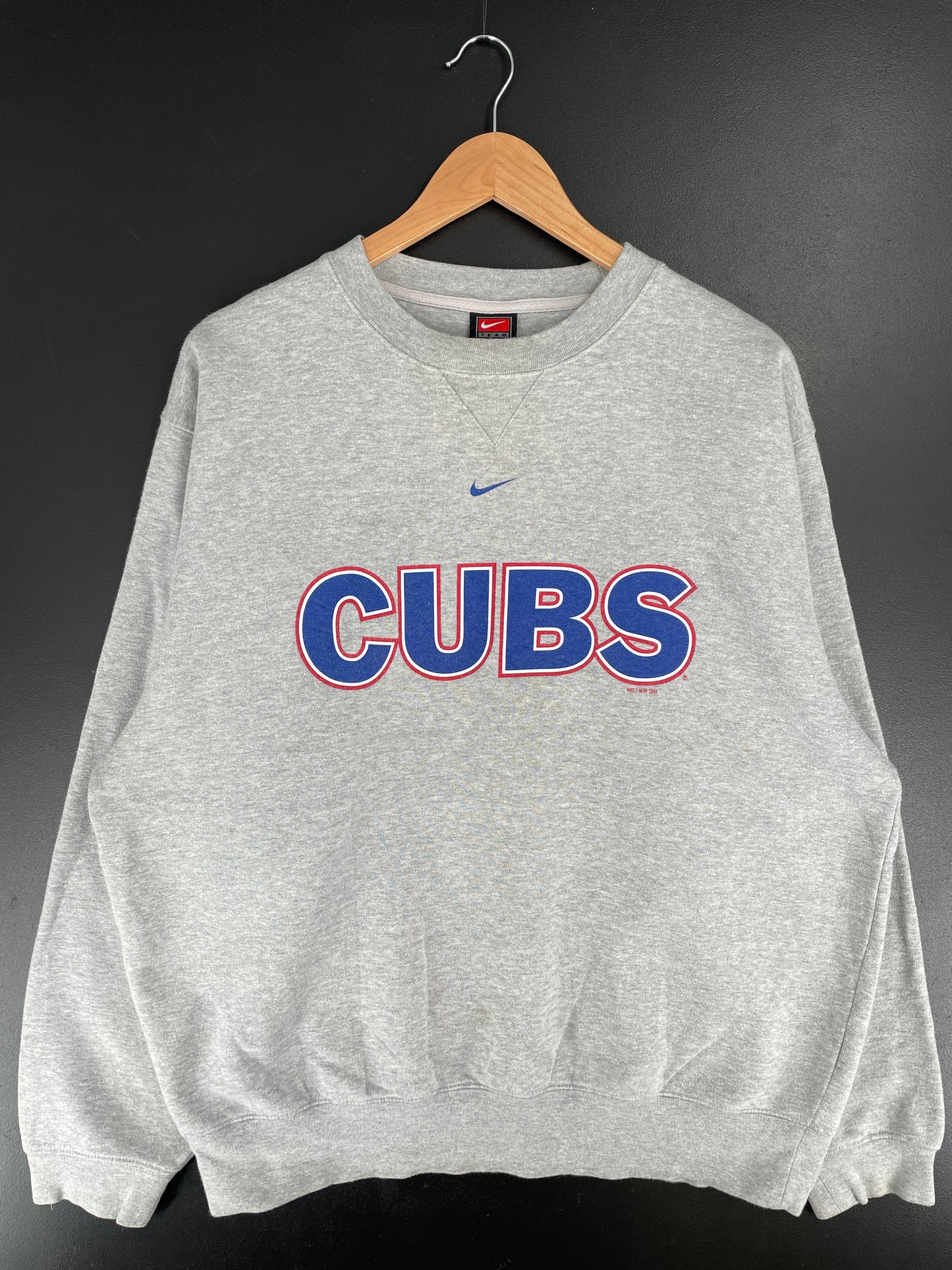 2004 NIKE x CHICAGO CUBS Size L Vintage MLB Sweat-Shirt / E6591S