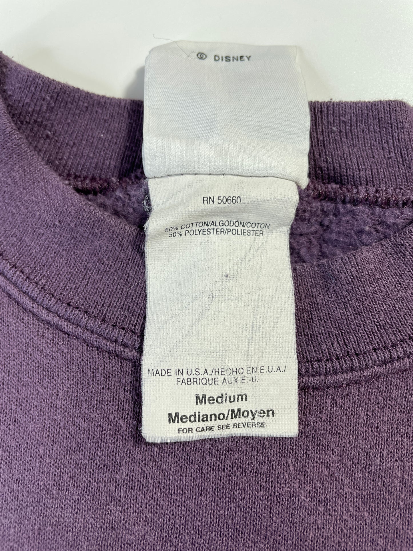 90's DISNEY MICKEY Made in USA Size M Vintage Sweat-shirt / A8820