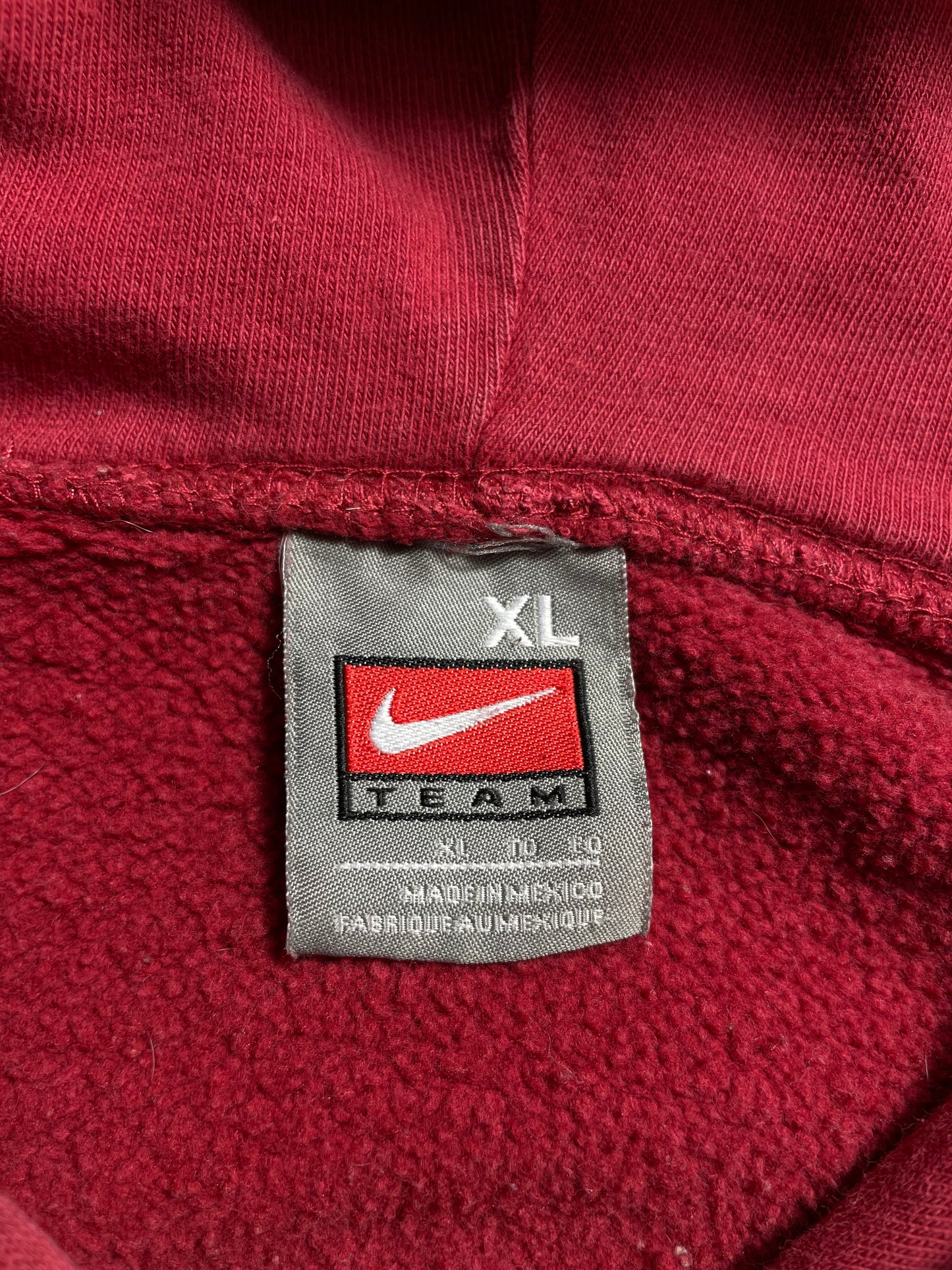 00' NIKE OKLAHOMA Size XL College Hoodie Sweat-shirt / K9801