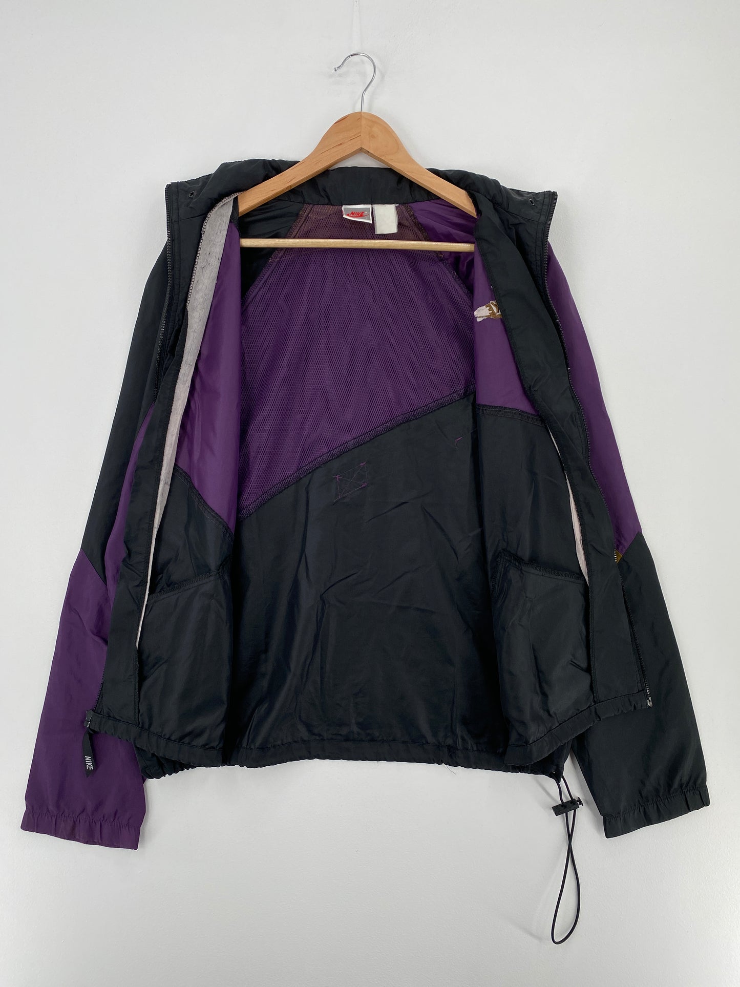 90's NIKE Silver Tag Size L Vintage Nylon Jacket / E1619N