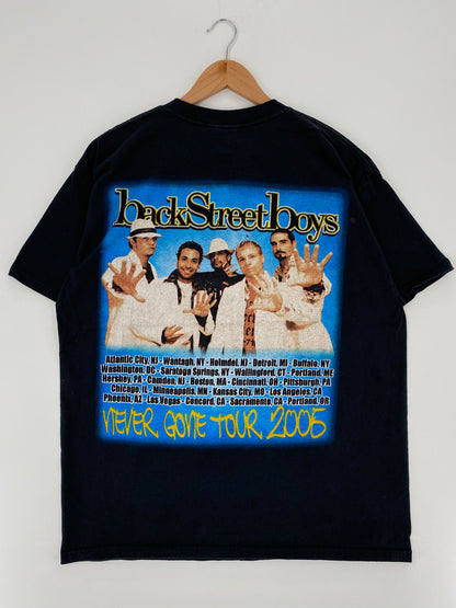 2005 BACK STREET BOYS Size L Vintage Music T-Shirt / A1973