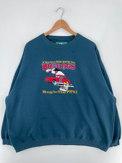 Vintage BIG DOG Size XXXL Vintage Sweat-Shirt / E1465S