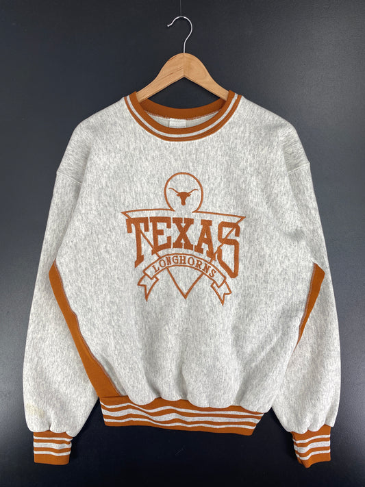 90's UNIVERSITY OF TEXAS Made in USA Size XL Vintage College Sweat-Shirts / A5309