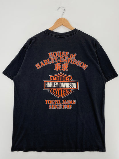 2000 HARLEY DAVIDSON Made in USA Size XL Vintage T-Shirts / A3978