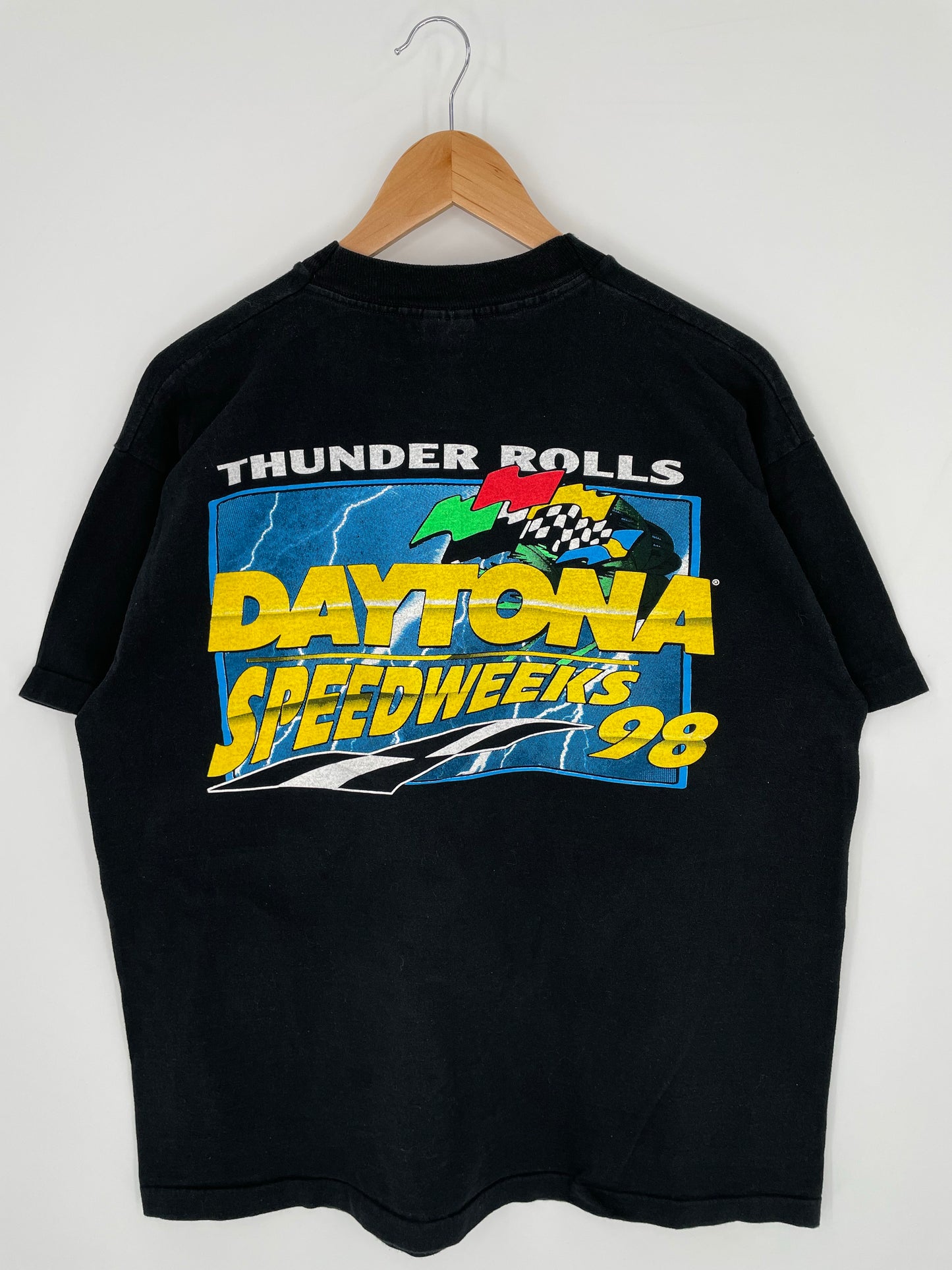 1998 NASCAR DAYTONA SPEEDWEEKS Size XL Racing T-Shirt / K9506