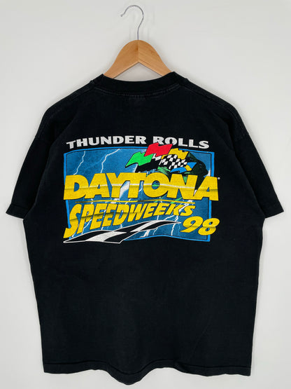 1998 NASCAR DAYTONA SPEEDWEEKS Size XL Racing T-Shirt / K9506