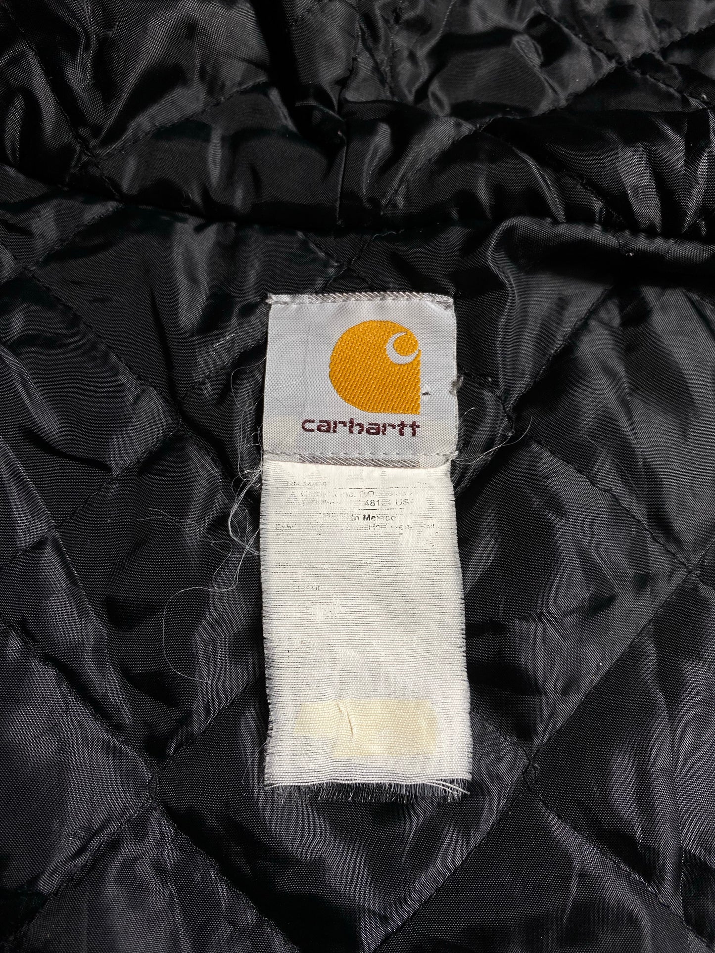 Vintage CARHARTT Size No Tag(Approx.XL) Zip-up Hoodie Sweat-Shirt / K8679