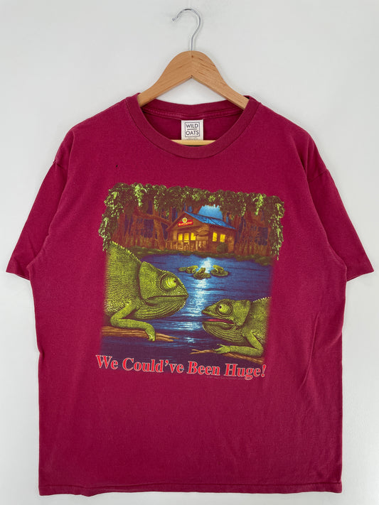 1997 BUD WEISER Made in USA Size XL Vintage T-Shirt / E4664T