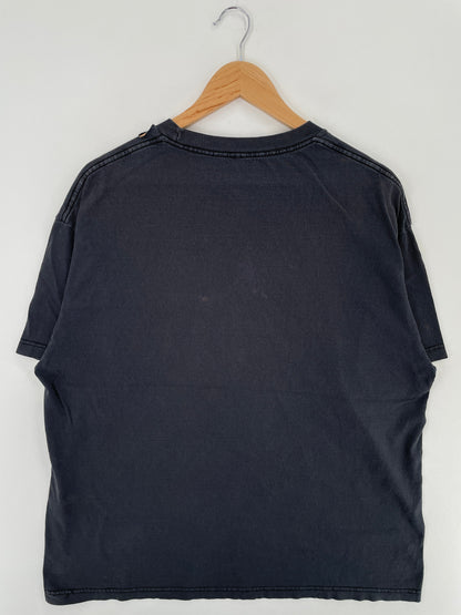 Vintage ROBERTS Size No Tag (Approx.XL) Racing T-Shirt / E6425T