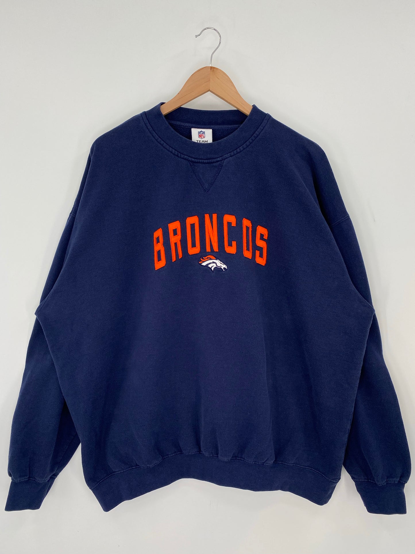 Vintage DENVER BRONCOS Size No Tag (Approx. XL) NFL Sweat-Shirts/ K9564