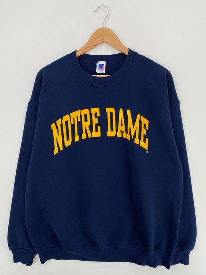 90’s NOTRE DAME Made in USA Size XL College Sweat-Shirt / A5850