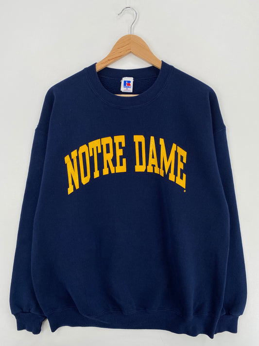 90’s NOTRE DAME Made in USA Size XL College Sweat-Shirt / A5850