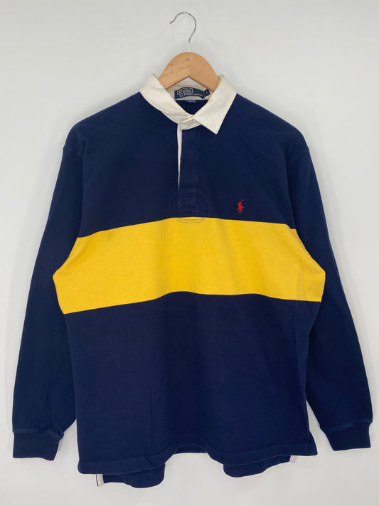 90's POLO RALPH LAUREN Size L Vintage Rugby-Shirts / A32