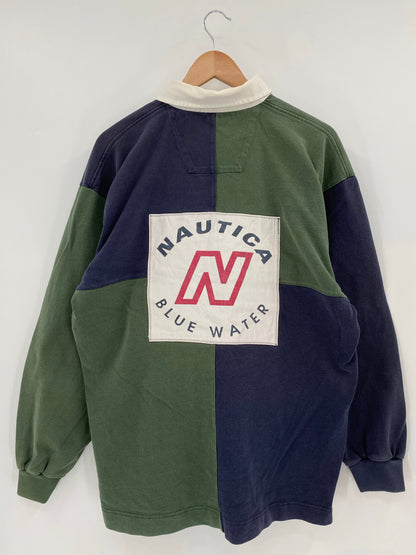 90’s NAUTICA Size L Rugby-Shirt / A7145