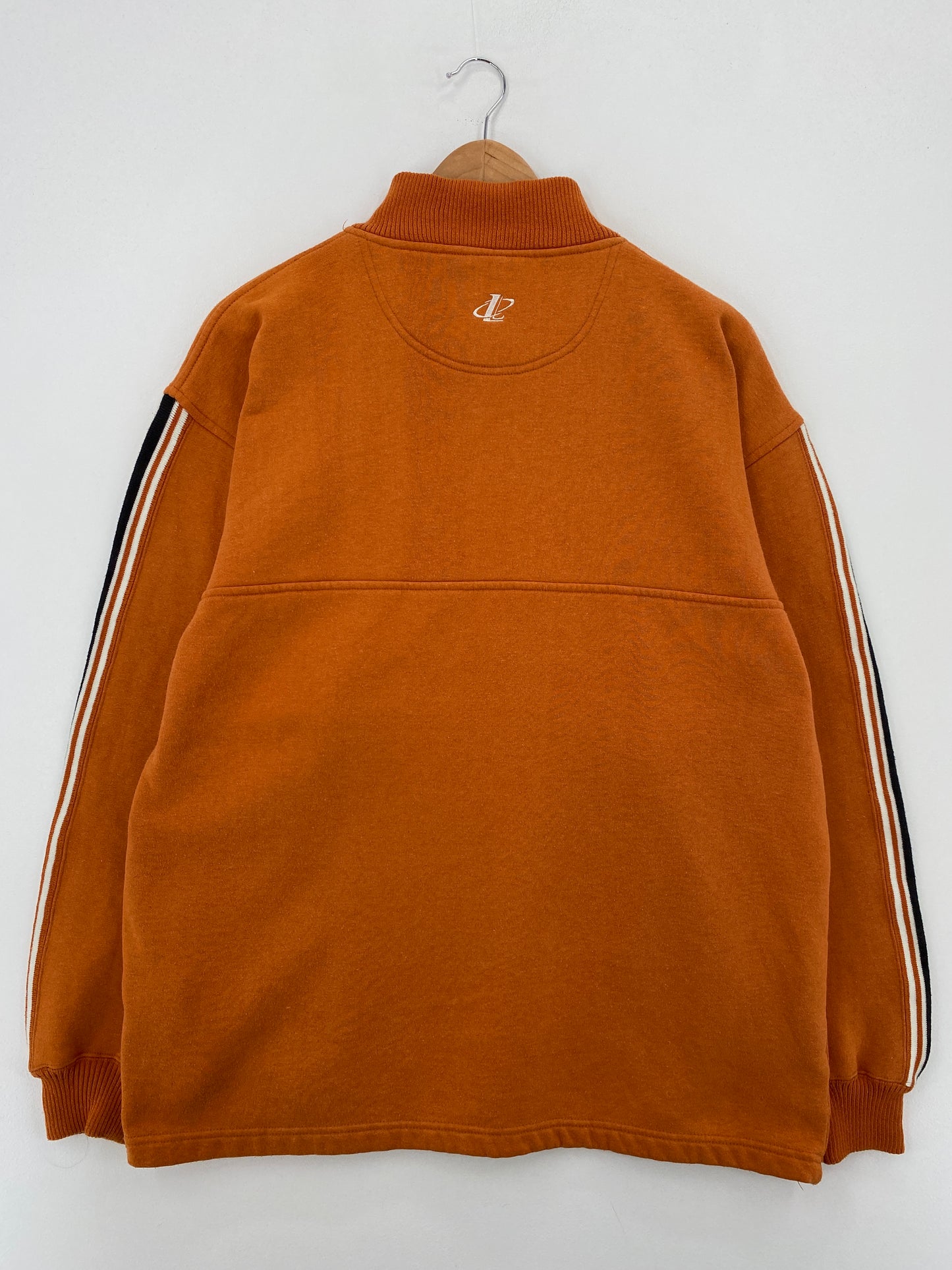 00' UNIVERSITY OF TEXAS Size L Vintage College Half Zip Sweat-Shirt / A7160