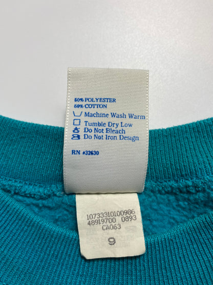 1993' NORTH CAROLINA CHARLOTTE HORNETS Made in USA Size XL Vintage NBA Sweat-shirt / K6153