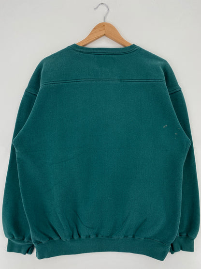 Vintage NOTRE DAME Sizde L College Sweat-Shirt / A3395