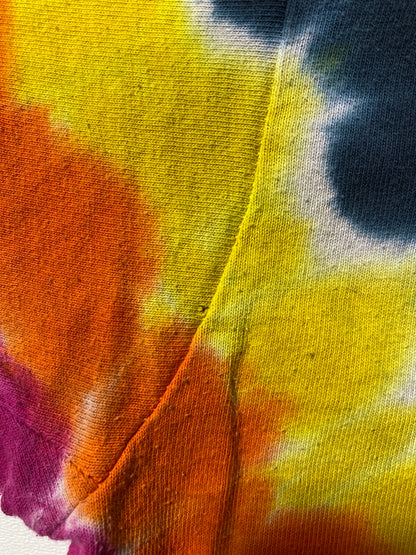 00' MUSHROOM ROCKET Tie Dye Size XL Vintage T-Shirt / K9603