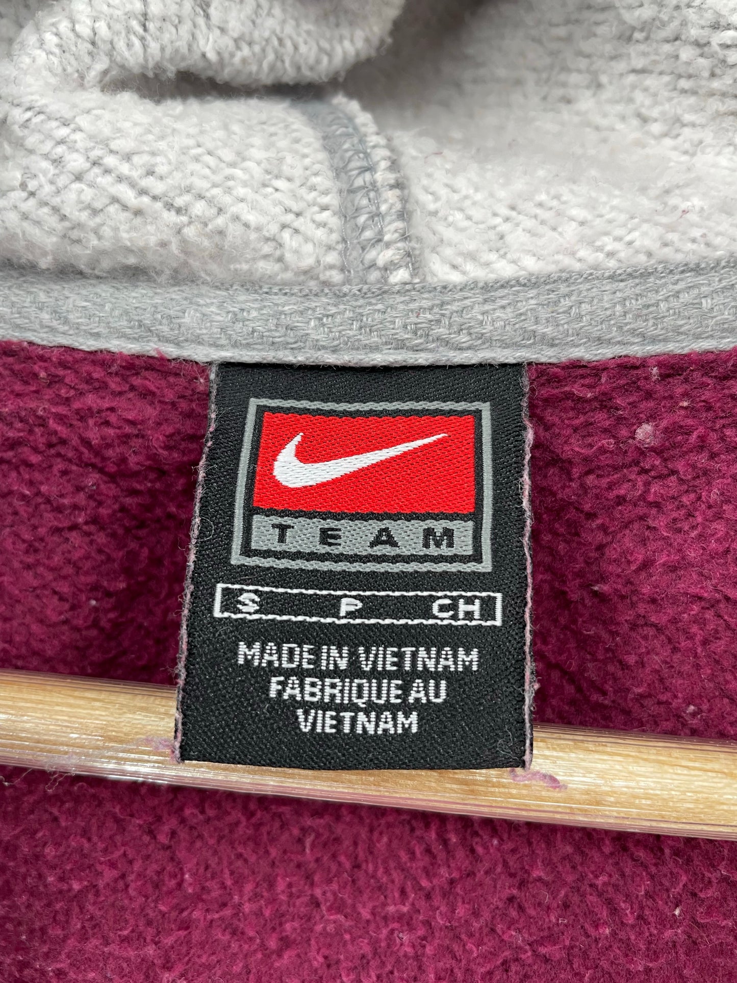 00' NIKE UNIVERSITY OF MINNESOTA Size S Vintage Zip Up Sweat-shirt / K8093