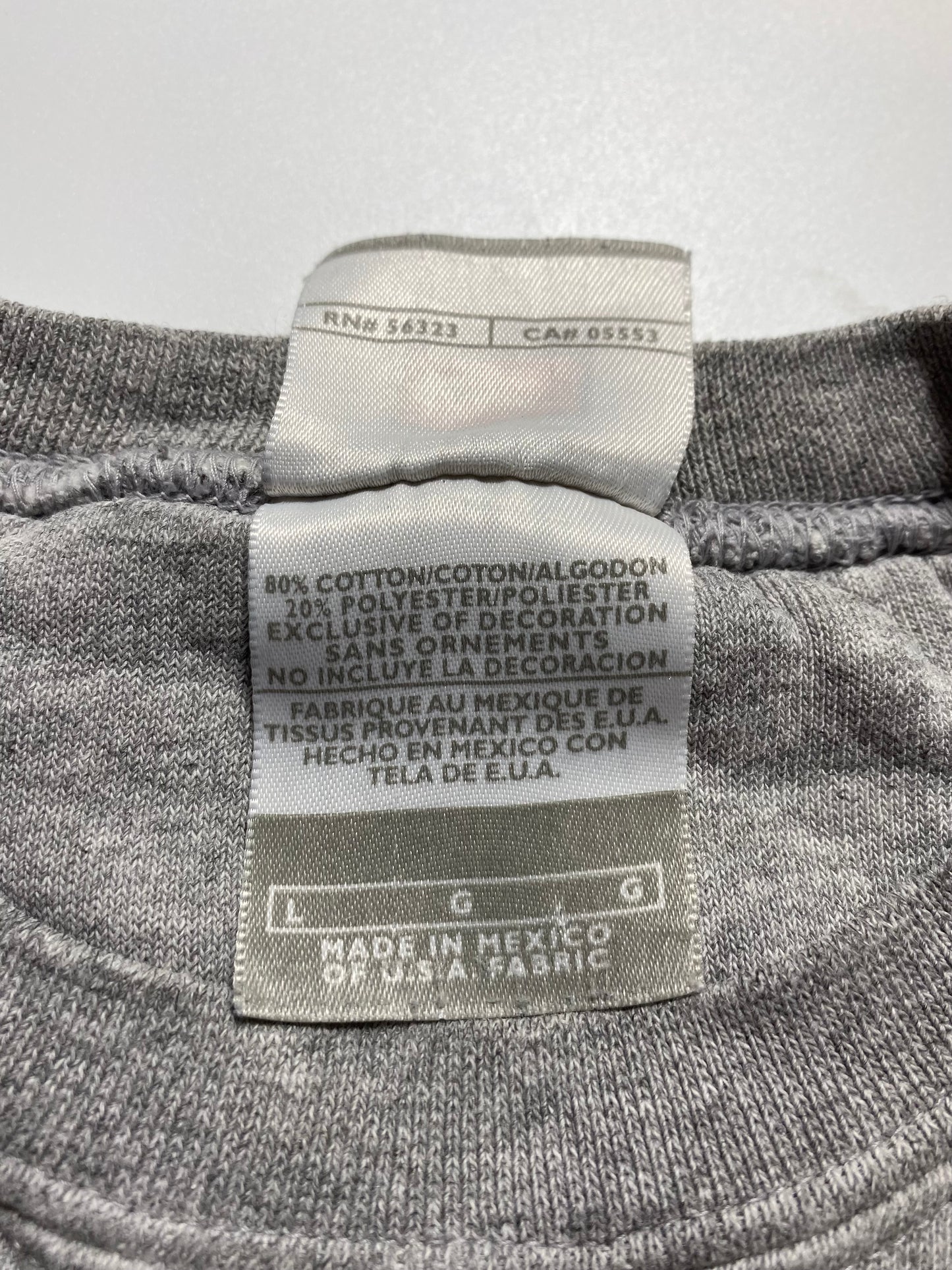 2004' NIKE TOSTITOS FIESTA BOWL Size L Vintage College Sweat-shirt / K6212