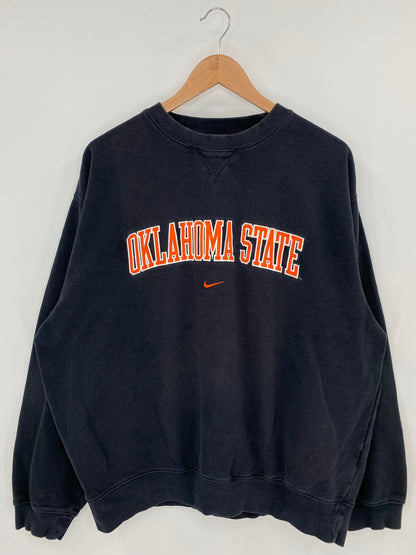 00' NIKE OKLAHOMA STATE Size XL Vintage Sweat shirt / K7531