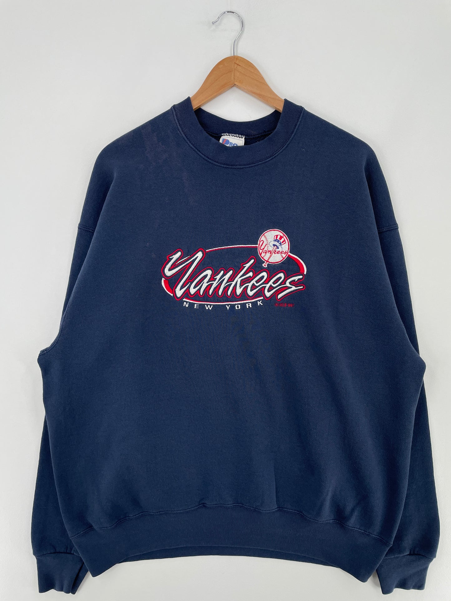 1997 NEW YORK YANKEES Made in USA Size XXL Vintage MLB Sweat-Shirt / E1564S